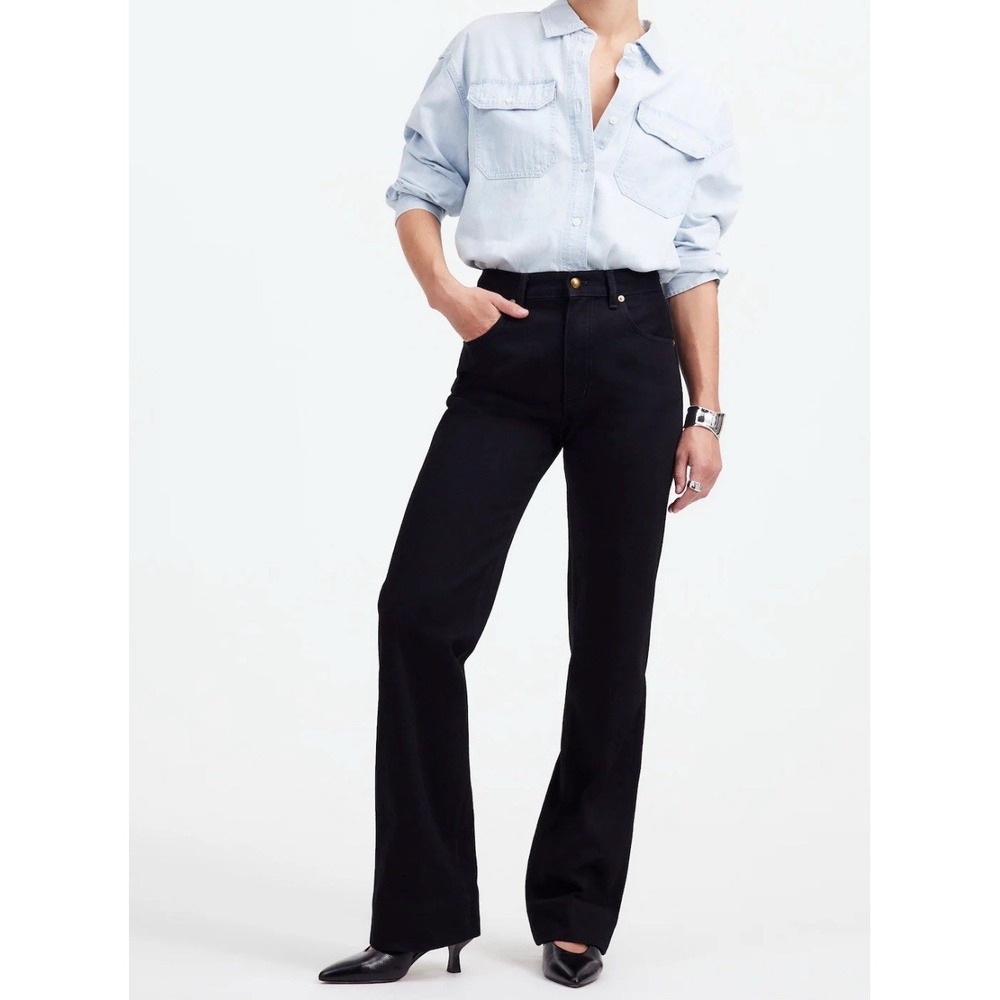 Madewell x Alexa Chung The Alexa Dream Jean Outridge Wash Black Size 26 NT111